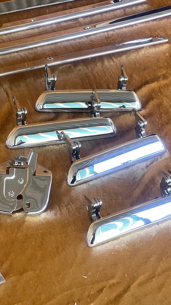 Image of DATSUN DOOR HANDLES, FIITINGS, TRIMS CHROME BUNDLE