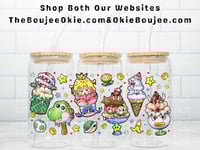 Mario & Friends Ice Cream Uv Dtf Cup Wrap W0822