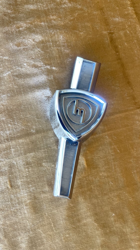 Image of MAZDA R100 GRILL BADGE / EMBLEM - CHROME