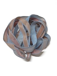 Image 7 of 1PC. PINWHEELS 42" Hand Dyed Finished Edge Silk Wrist Wrap Bracelet/Jewelry/Craft Ribbons