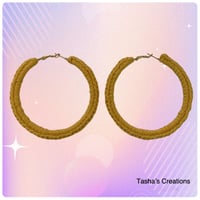 Image 1 of Solid Color Simple Hoops 