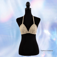 Image 1 of Speckled Beige Bikini Top 