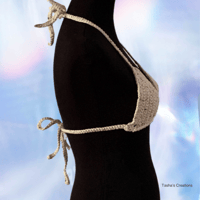 Image 4 of Speckled Beige Bikini Top 