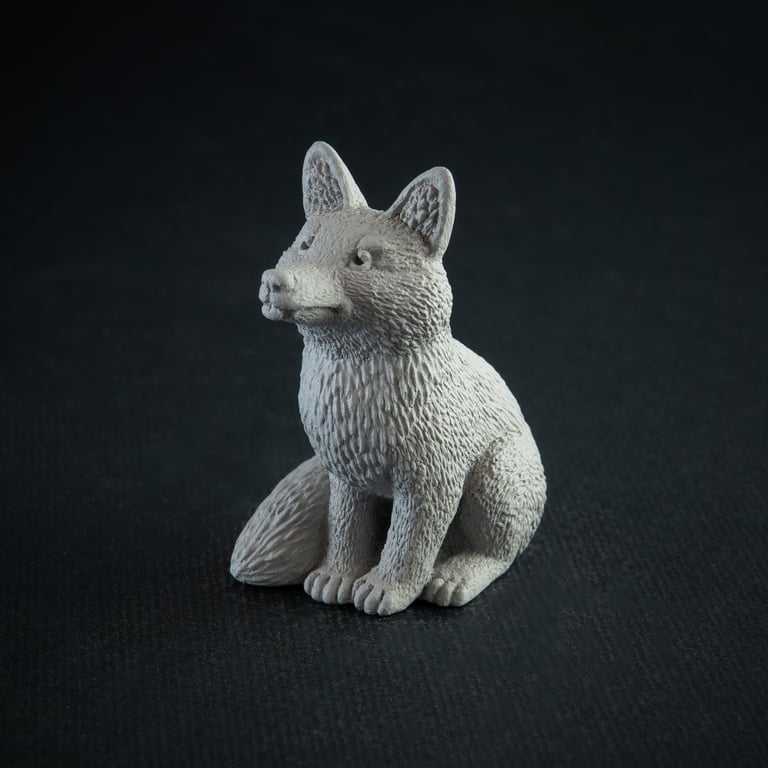 Fox resin figure Image 3