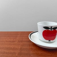 Image 2 of Arabia Finland Omena Coffee Cup with Saucer
