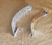 Image of VALIANT seat adjuster levers (2). Restored CHROME.
