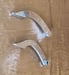 Image of VALIANT seat adjuster levers (2). Restored CHROME.