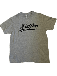 Fatpop Baseball Font – Light Gray/Black