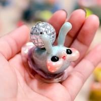 Image 1 of Disco Snail Beastie (Blue/Purple)