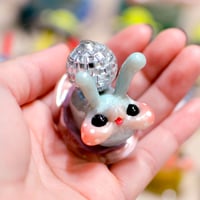 Image 4 of Disco Snail Beastie (Blue/Purple)