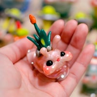 Image 1 of Succulent Snail Beastie (Light Pink)