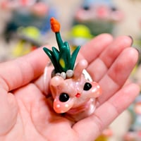 Image 4 of Succulent Snail Beastie (Light Pink)