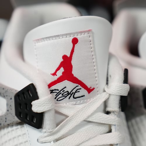 Image of Air Jordan 4 "White Cement" 2025 (11,11.5,12,13)