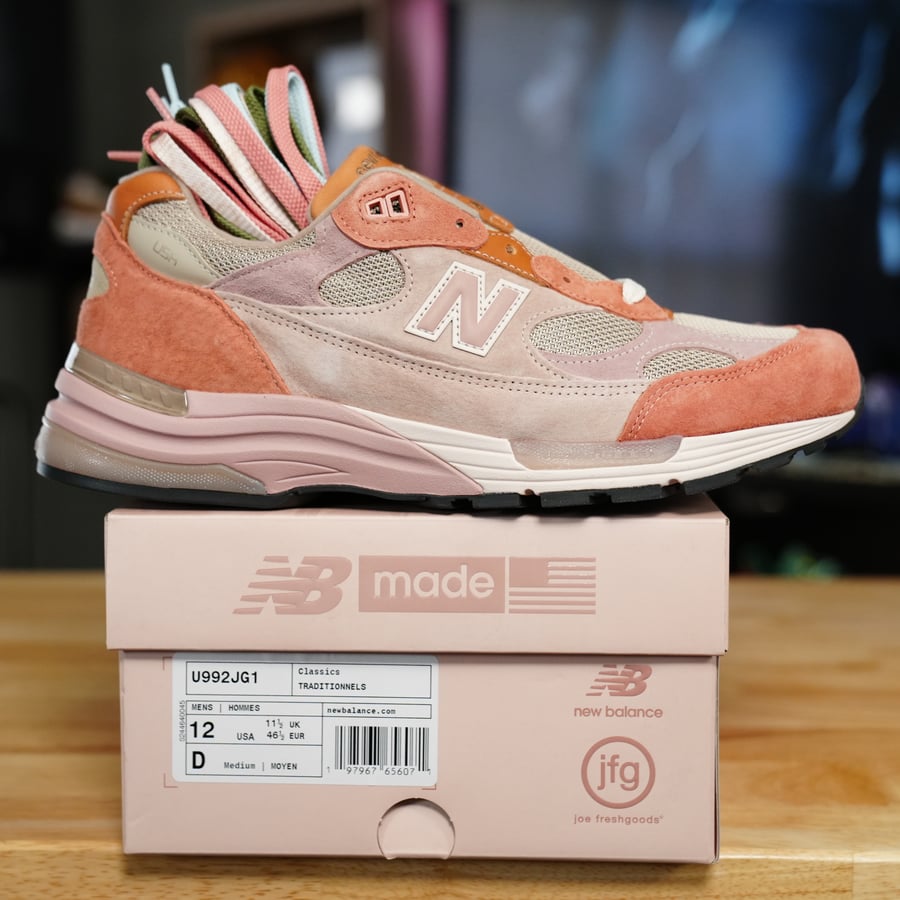 Image of New Balance 992 MiUSA Joe Freshgoods Aged Well