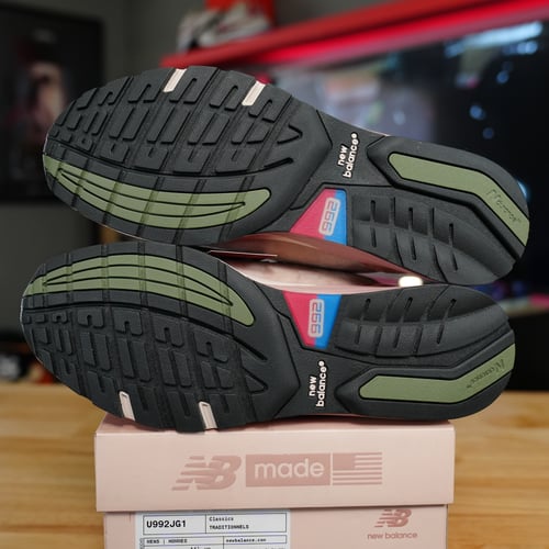 Image of New Balance 992 MiUSA Joe Freshgoods Aged Well