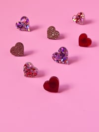 Image 1 of Heart | Studs 