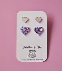 Image 3 of Heart | Studs 