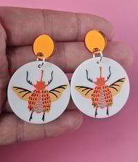 Image 4 of Orange Beetle | Dangles -SKU 227
