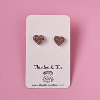 Image 8 of Heart | Studs 