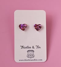 Image 9 of Heart | Studs 