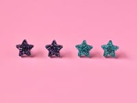 Image 1 of Glitter Star Studs 