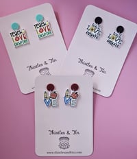 Image 2 of Teacher Inspired Earrings | Dangles