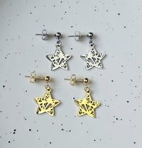 Image 2 of Filigree Star Mini Dangles 