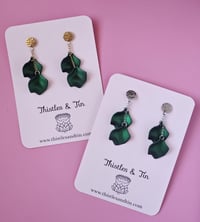 Image 3 of Velvet Petal Dangles 