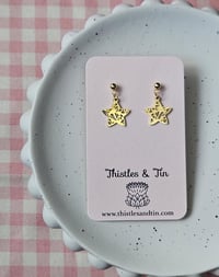 Image 3 of Filigree Star Mini Dangles 