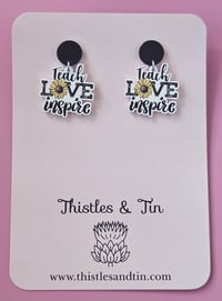 Image 4 of Teacher Inspired Earrings | Dangles