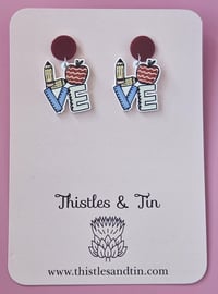Image 5 of Teacher Inspired Earrings | Dangles