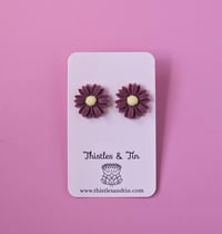 Image 2 of Large Daisy Studs 