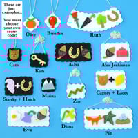Image 7 of Make Your Own Secret Code Necklace or Brooch