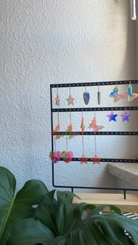 Image 3 of holographic/glow in the dark earrings 