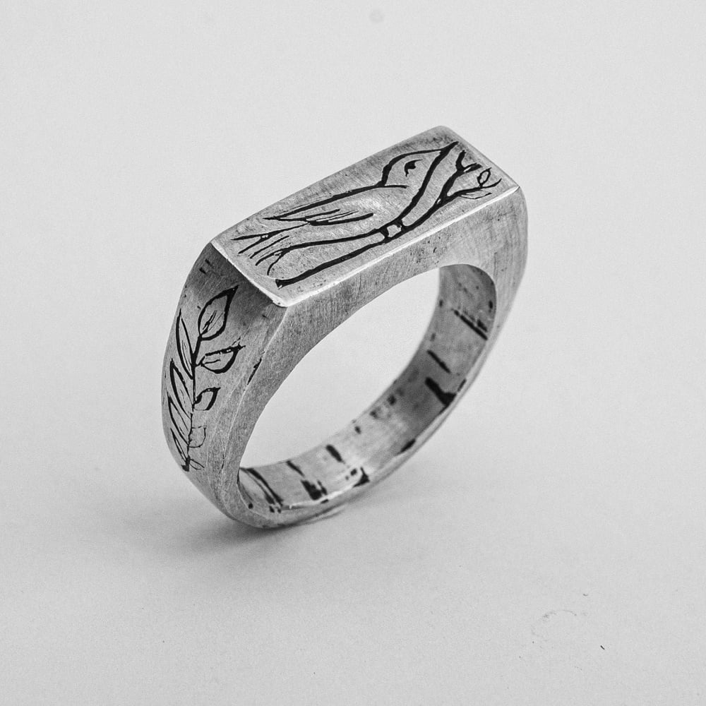 LOST AMIGO MR. SPARROW SIGNET RING