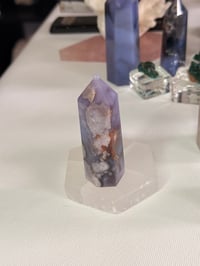 Image 3 of Sakura agate or Blue Flower Agate Tower 