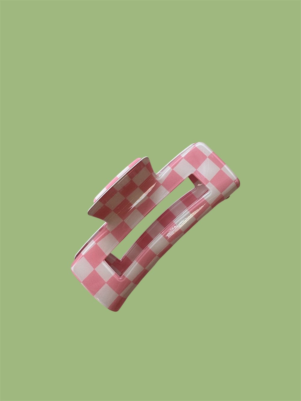 Image of Checkered Hair Clip