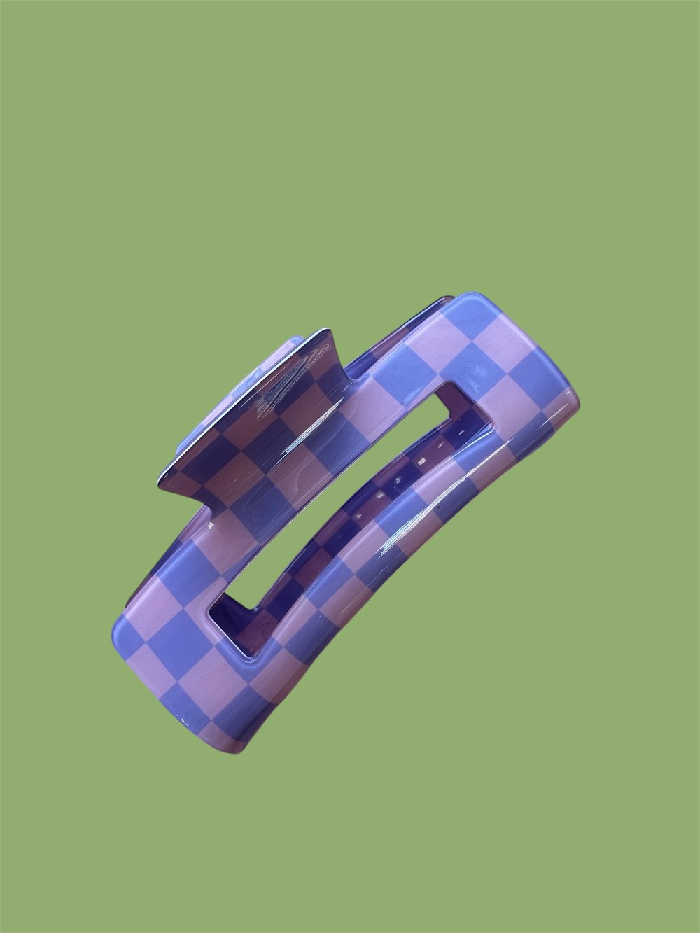 Image of Checkered Hair Clip