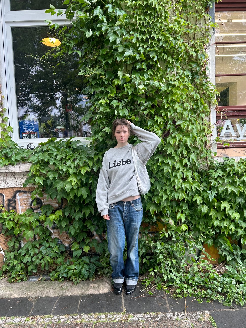 Grey Liebe sweatshirt PULLI 