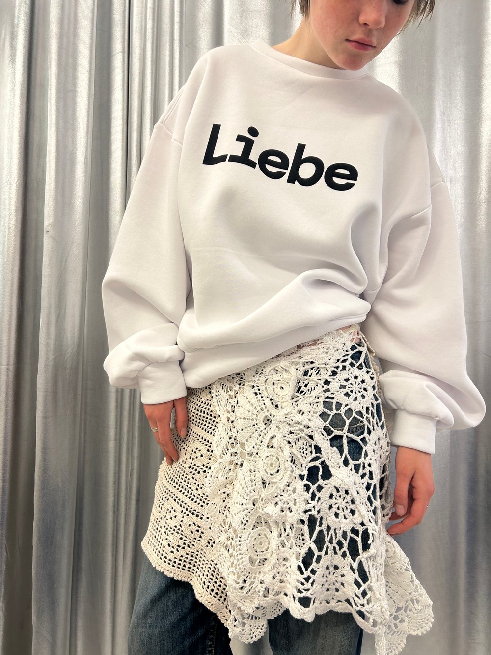 White Liebe sweatshirt Pullover 