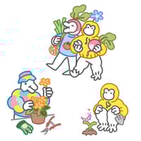 Image 2 of Pack stickers « Potager »