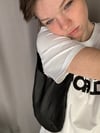 Black leather hobo bag 