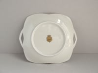 Image 5 of Vintage Pottery Dish, Boy Fishing at Stream Decor by Sevelen Rheintal Suisse c 1950s, W 8" 
