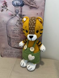 Image 1 of 🧸 Tiger in Green Overalls 