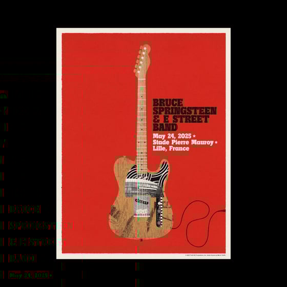 Image of Pre Order - Springsteen 2025  May 24 Lille France