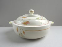 Image 1 of Vintage Royal Doulton 'Moritz' Bowl with Handles and Lid, 1930s Art Deco Pottery 