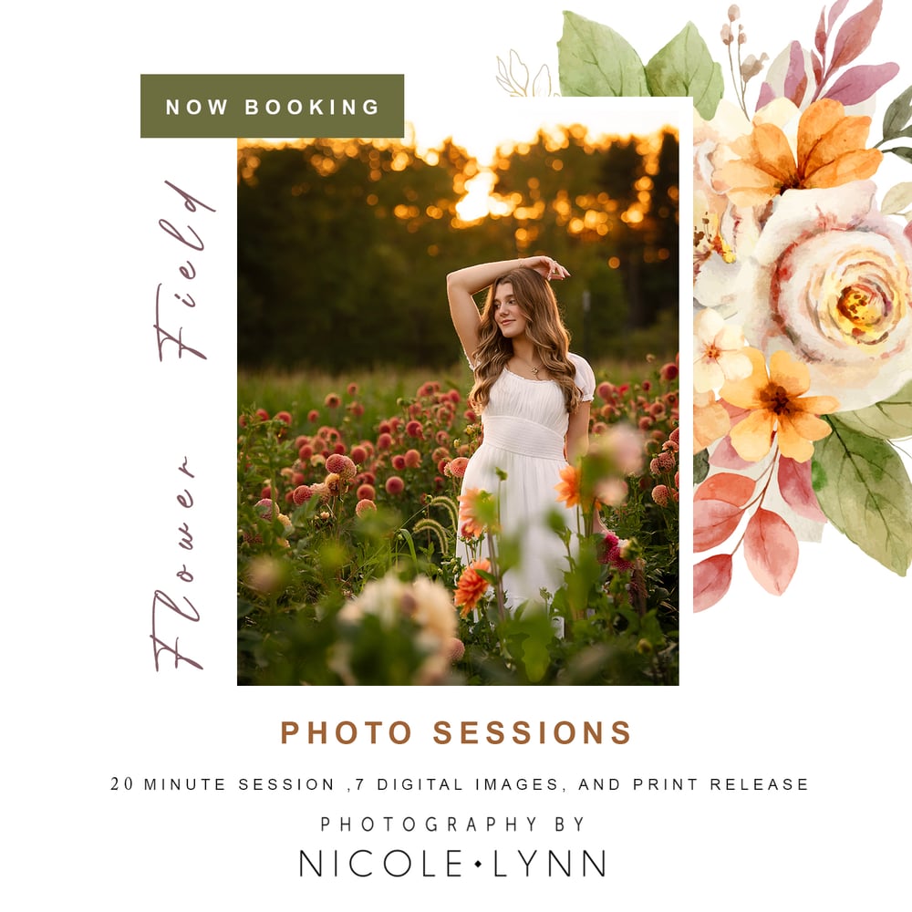 Image of Flower Field Mini Sessions- $250