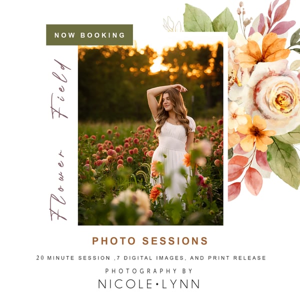 Image of Flower Field Mini Sessions- $250