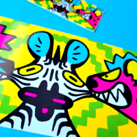 Image 2 of Neon No Sharing Sticker