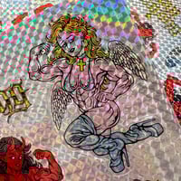 Image 3 of STAY STRONG! / set of holo stickers